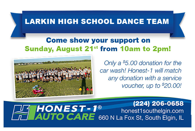 Larkin High School Dance Team Event Banner